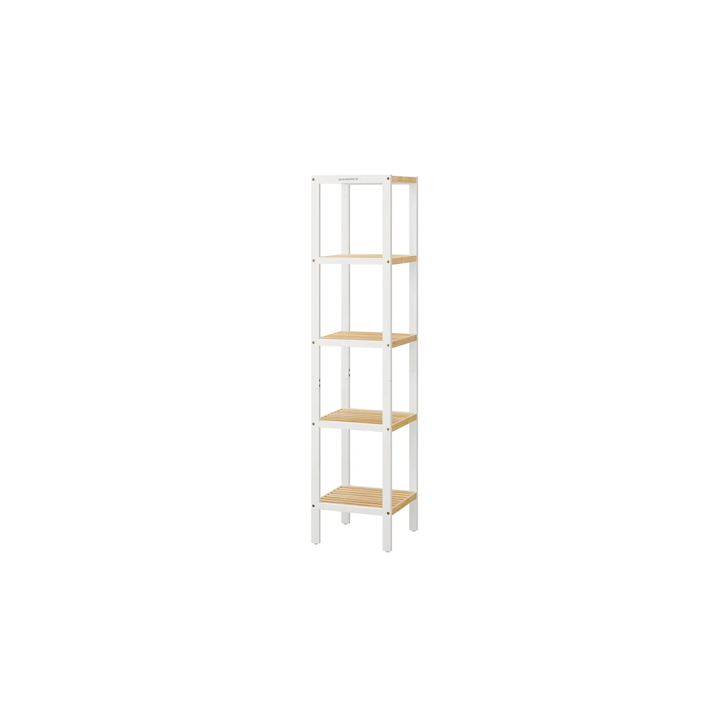 5-Tier Bamboo Bathroom Shelf - Image 4