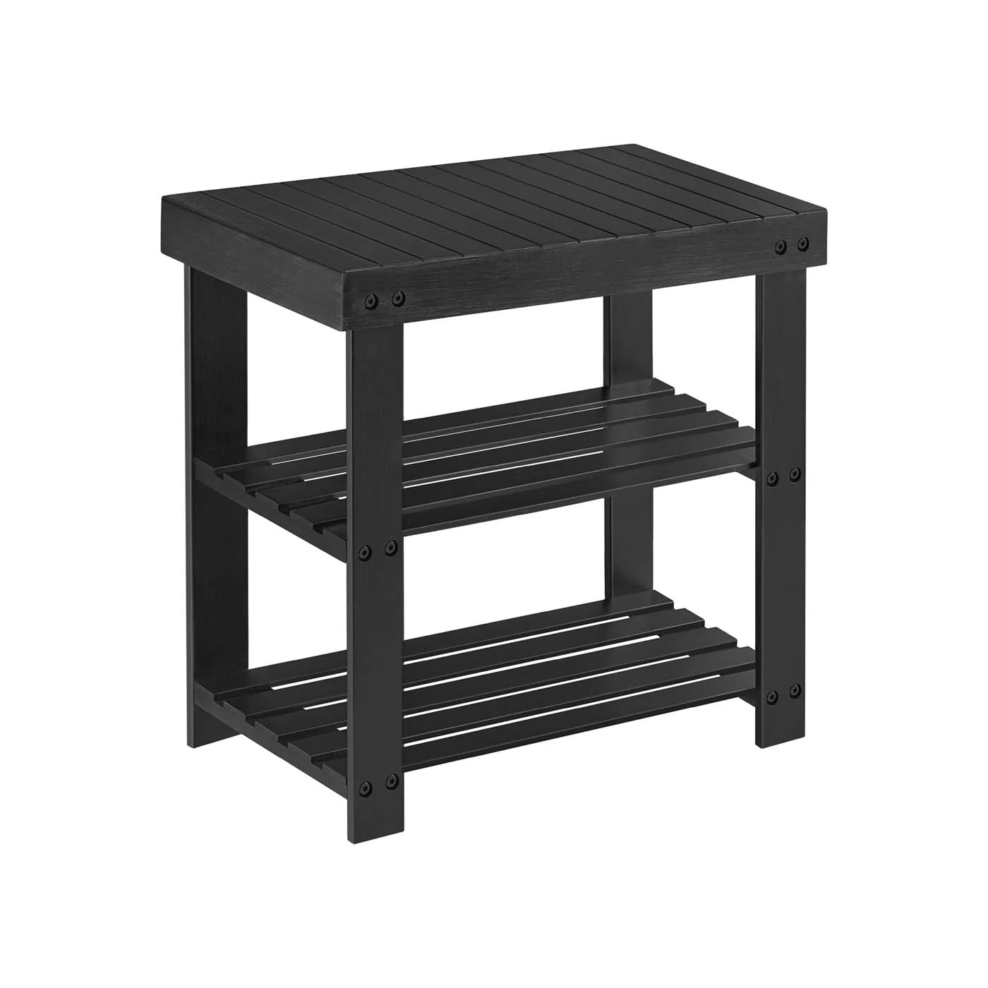 Bamboo Shoe Rack Bench - Image 10