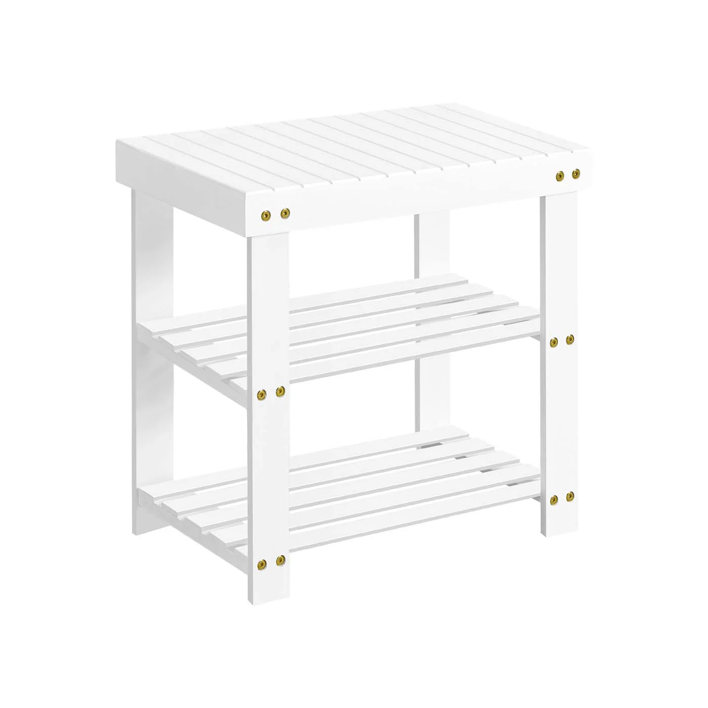 Bamboo Shoe Rack Bench - Image 11