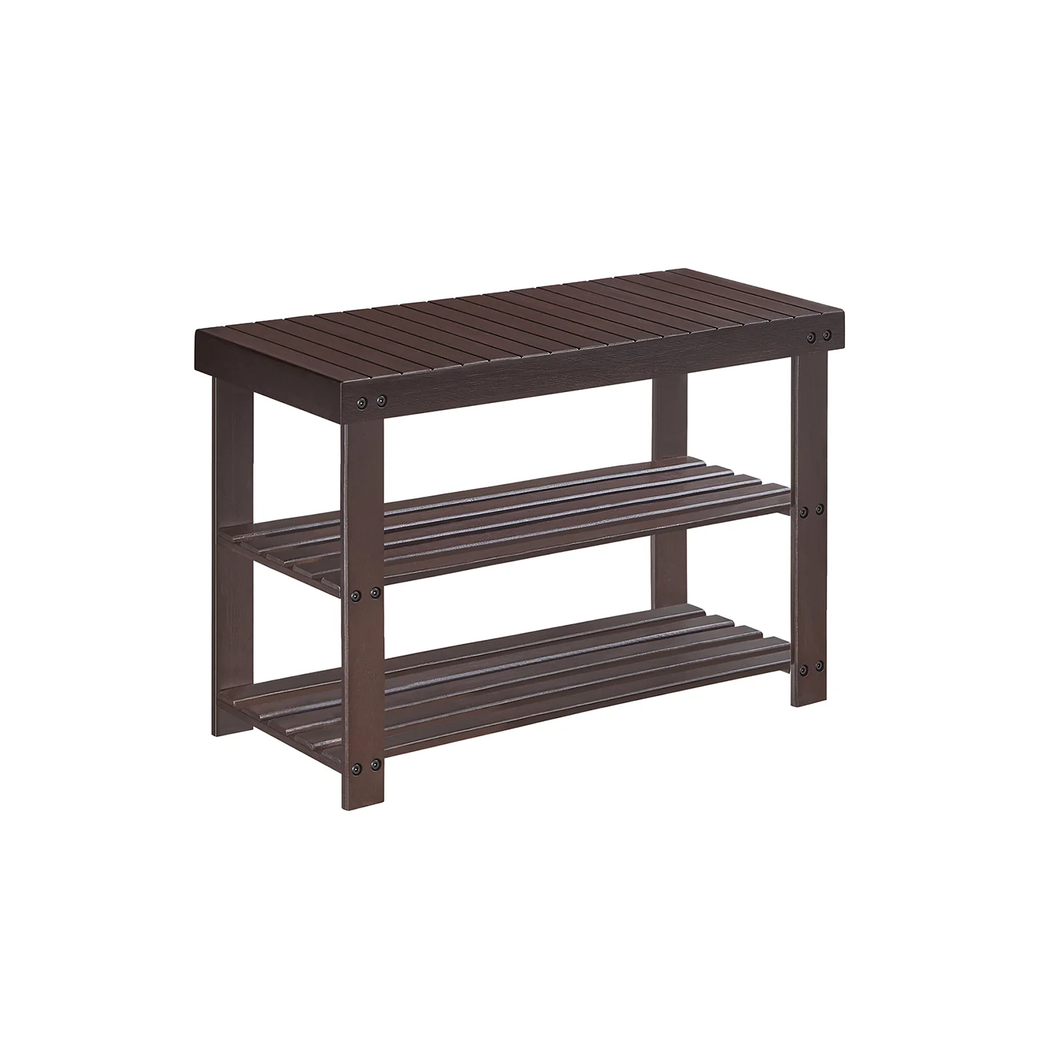 Bamboo Shoe Rack Bench - Image 3