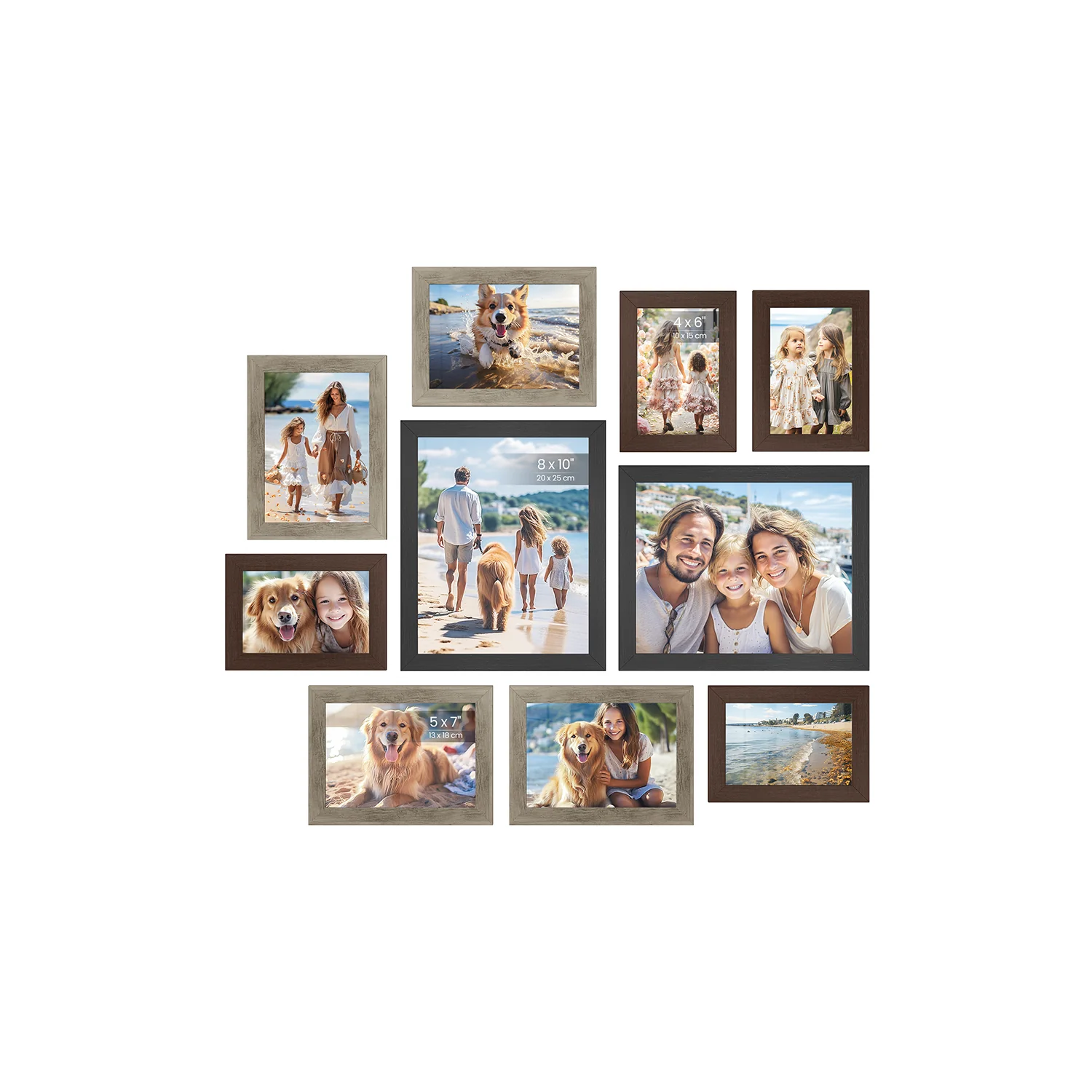 Pictures Frames Set of 10 - Image 6