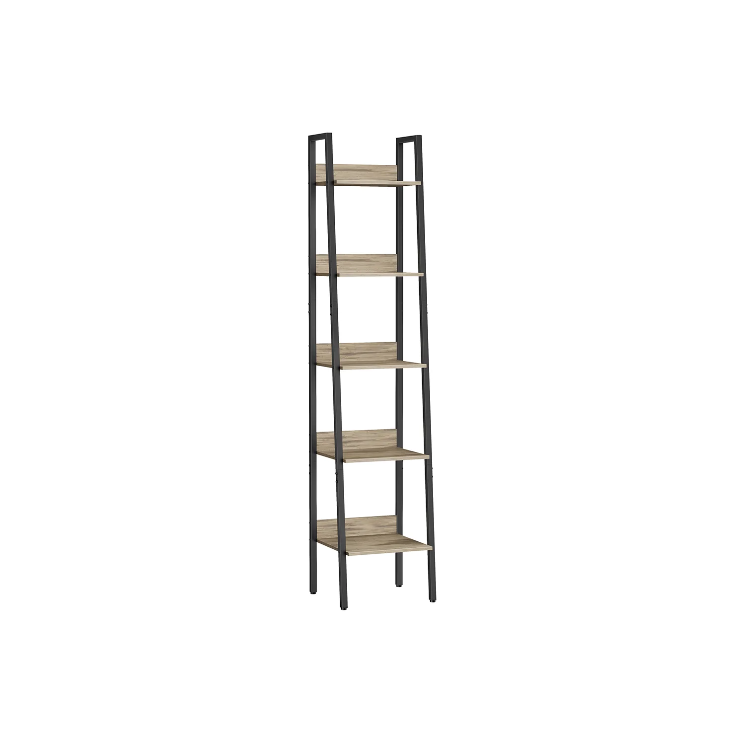 4-Tier Freestanding Ladder Shelf - Image 4