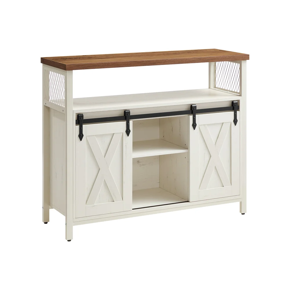 Daxton Collection - Dining Storage Sideboard with Door Rustic Brown - Image 3